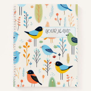 Cuaderno Patrón de aves 3