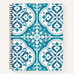 Cuaderno Patrón de azulejos de cerámica