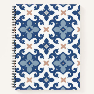 Cuaderno Patrón de azulejos de cerámica