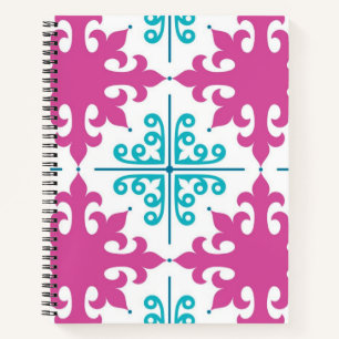 Cuaderno Patrón de azulejos de cerámica