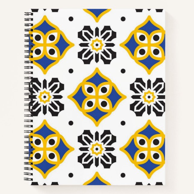 Cuaderno Patrón de azulejos de cerámica (Anverso)