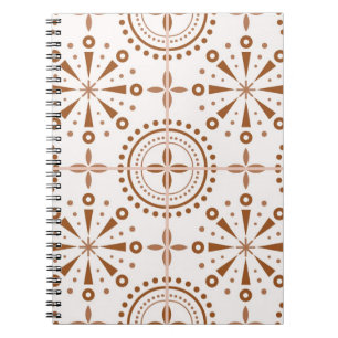 Cuaderno Patrón de azulejos de cerámica