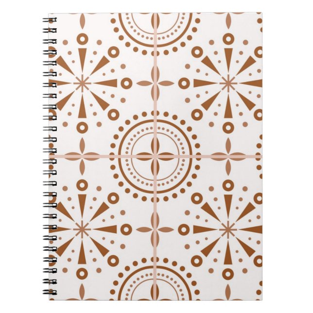 Cuaderno Patrón de azulejos de cerámica (Frente)