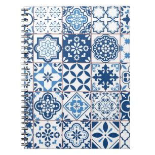 Cuaderno Patrón de azulejos de cerámica