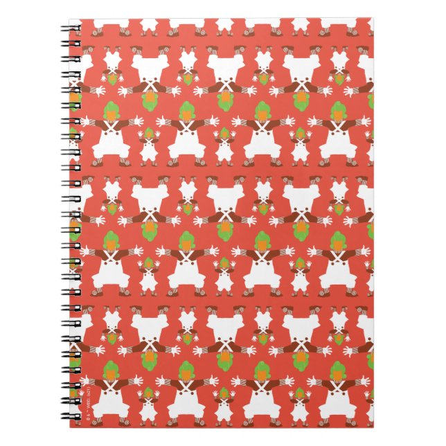 Cuaderno Patrón de baile Oompa Loompa (Frente)
