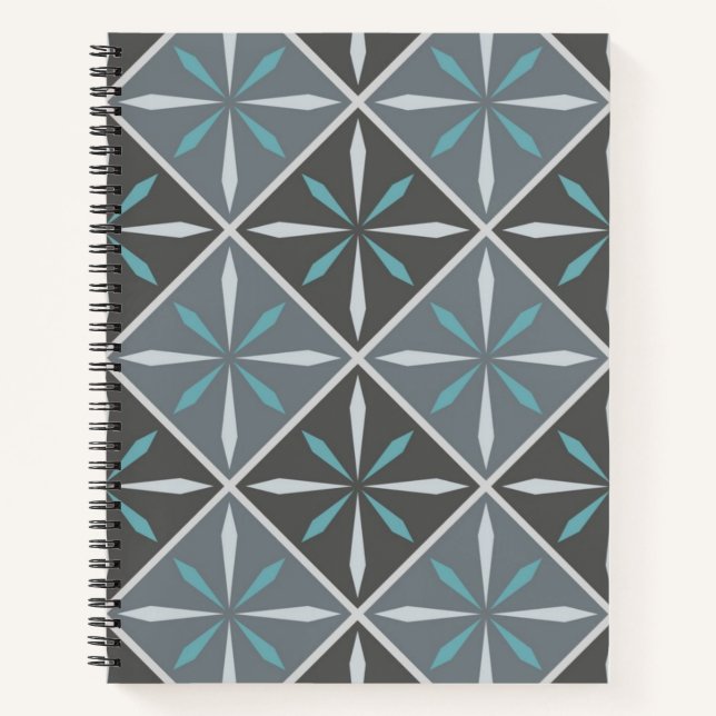 Cuaderno patrón de baldosas cerámicas (Anverso)