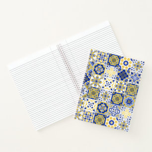 Cuaderno Patrón de baldosas portuguesas