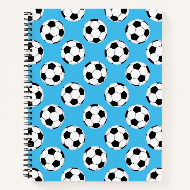 Cuaderno Patrón de Balón de Fútbol (Anverso)