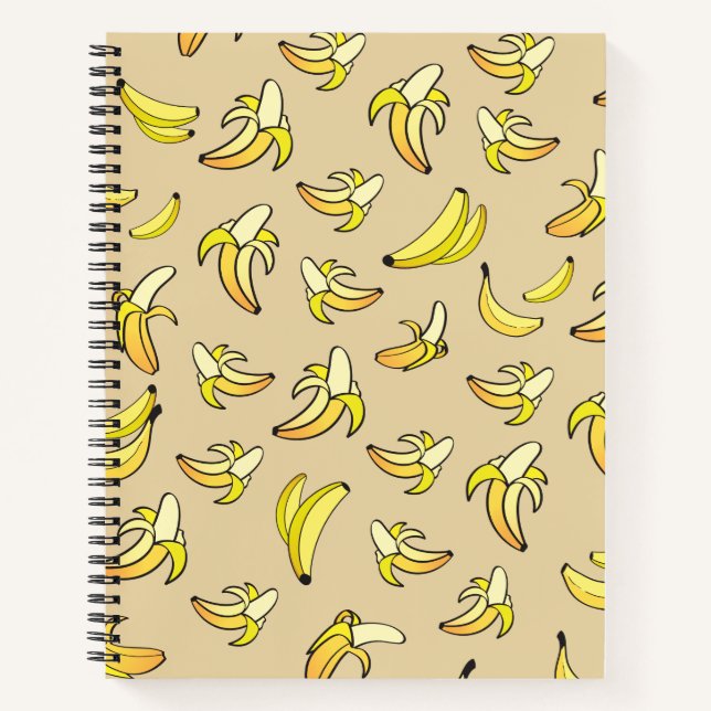 Cuaderno Patrón de banana (Anverso)