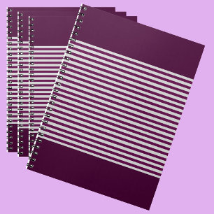Cuaderno Patrón de bandas   Colorido moderno