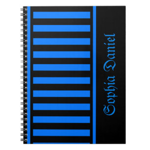 Cuaderno Patrón de bandas personalizadas