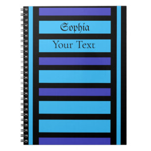 Cuaderno Patrón de bandas personalizadas