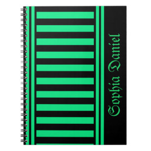 Cuaderno Patrón de bandas personalizadas