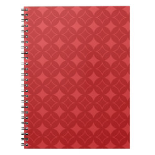 Cuaderno Patrón de barco rojo