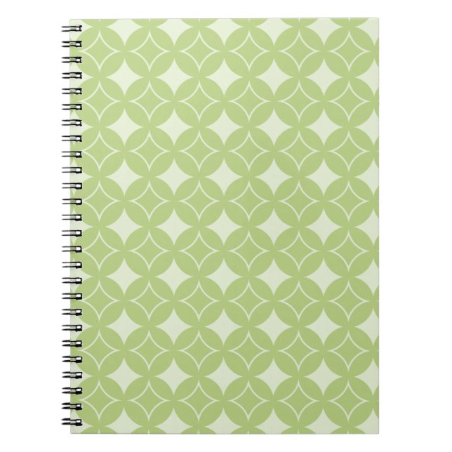 Cuaderno Patrón de barco verde oliva (Frente)