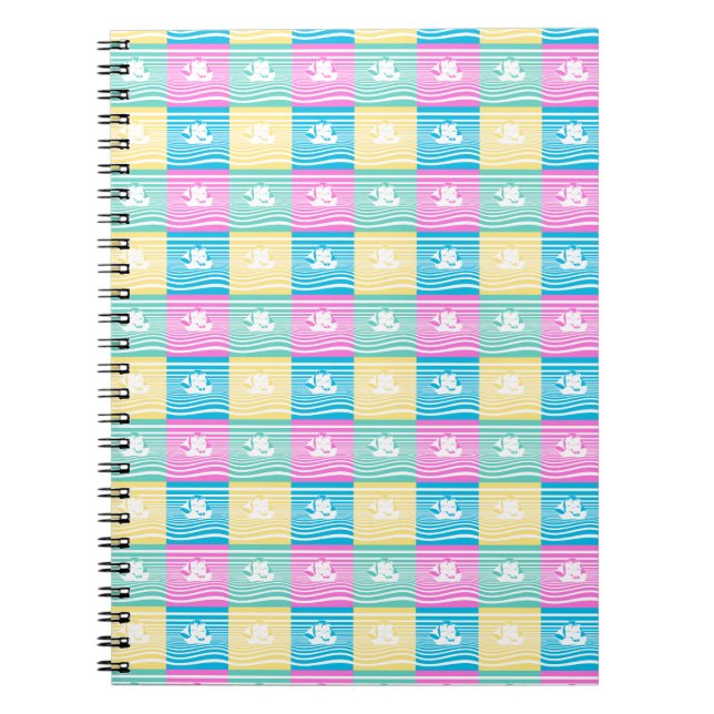 Cuaderno Patrón de barcos de vela (Frente)