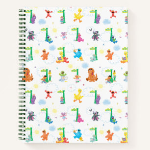 Cuaderno Patrón de Barrio Sésamo en el Día Soleado