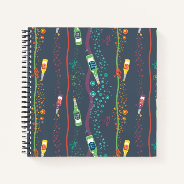 Cuaderno Patrón de bebida de levadura de fizzy (Anverso)