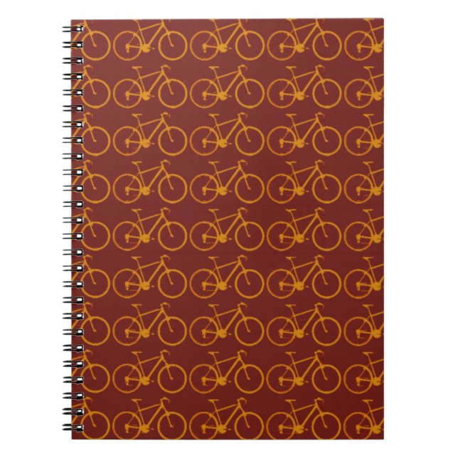 Cuaderno patrón de bicicleta para ciclistas (Frente)