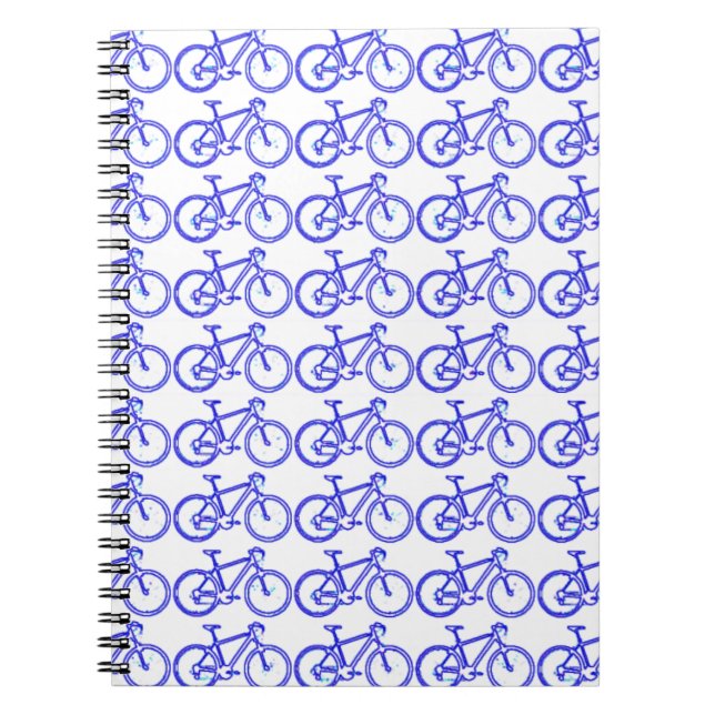 Cuaderno patrón de bicicleta simple (Frente)