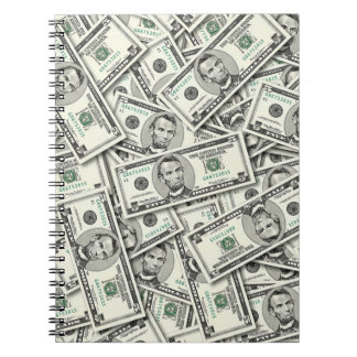 Cuaderno Patrón de billete de $5