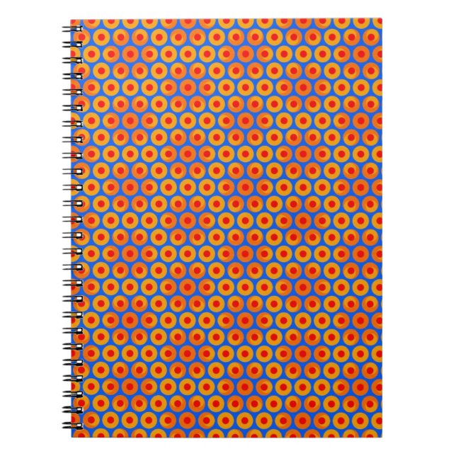 Cuaderno Patrón de bloc de notas espiral (Frente)