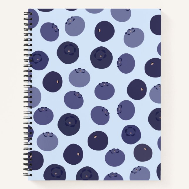 Cuaderno Patrón de Blueberry (Anverso)