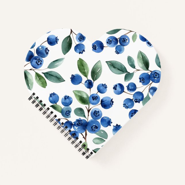 Cuaderno Patrón de Blueberry (Anverso)