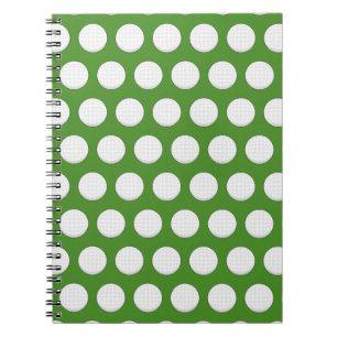Cuaderno Patrón de bolas de golf