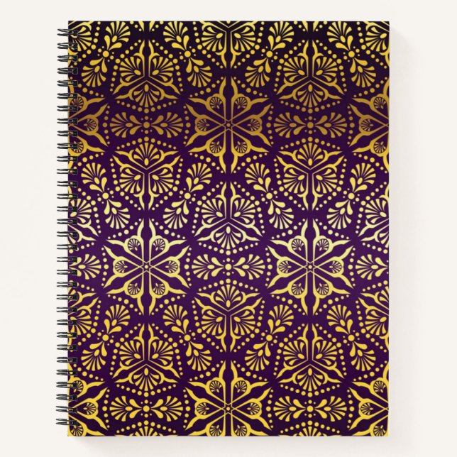 Cuaderno Patrón de brocado (Anverso)