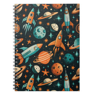 Cuaderno Patrón de buques de cohetes de naves espaciales vi