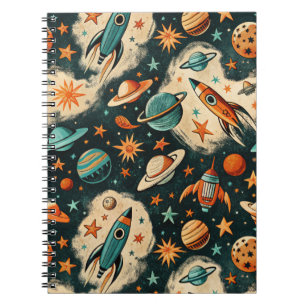 Cuaderno Patrón de buques de cohetes de naves espaciales vi