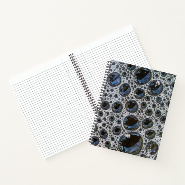 Cuaderno Patrón de burbuja abstracto (Interior)
