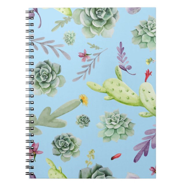 Cuaderno Patrón de cactus 10 (Frente)