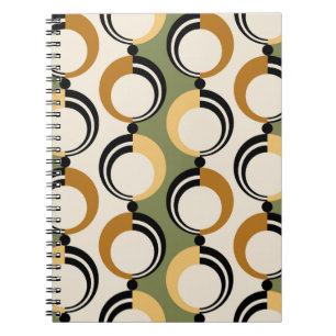 Cuaderno Patrón de cadena abstracto sin inconvenientes. Dis