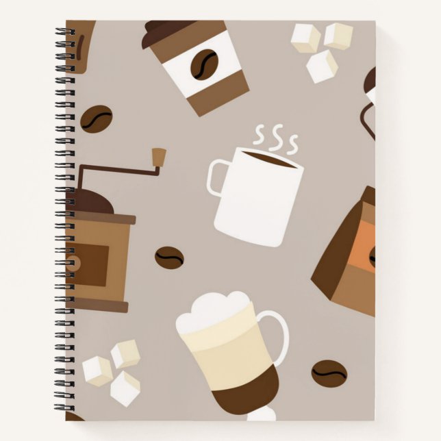 Cuaderno Patrón de café (Anverso)