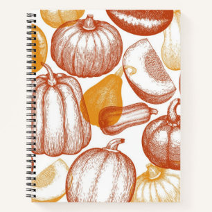 Cuaderno Patrón de calabaza
