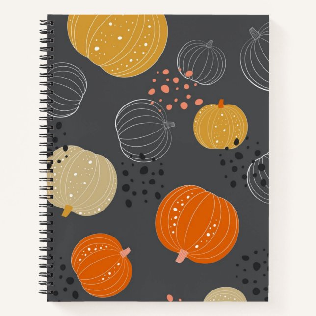 Cuaderno Patrón de calabaza (Anverso)