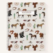 Patrón de campo de Cowboy Cowgirl Western Rodeo