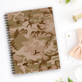 Cuaderno Patrón de camuflaje del desierto, patrón militar,