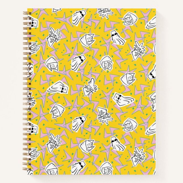 Cuaderno Patrón de caracteres Johnny Bravo (Anverso)