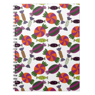 Cuaderno Patrón de caramelos   Patrón de chupachups   chupa