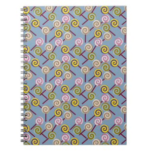 Cuaderno Patrón de caramelos   Patrón de chupachups   chupa