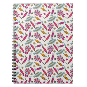 Cuaderno Patrón de caramelos   Patrón de golosinas   pirule