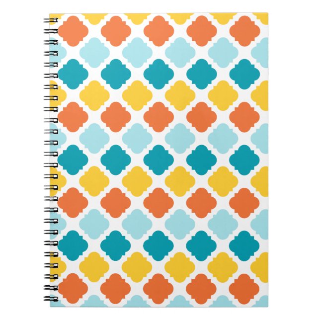 Cuaderno Patrón de carnaval de verano (Frente)