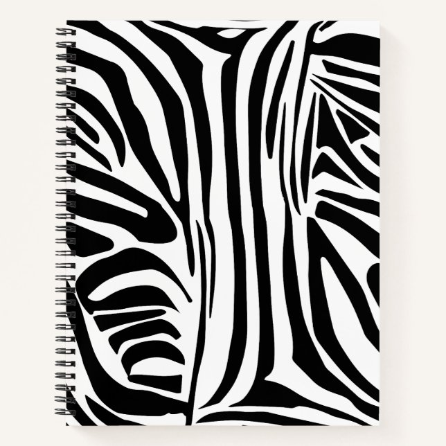 Cuaderno Patrón de cebra (Anverso)