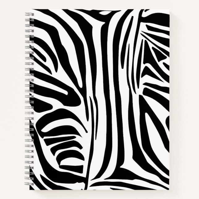 Cuaderno Patrón de cebra (Anverso)