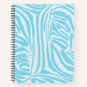 Cuaderno Patrón de cebra azul