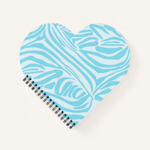 Cuaderno Patrón de cebra azul