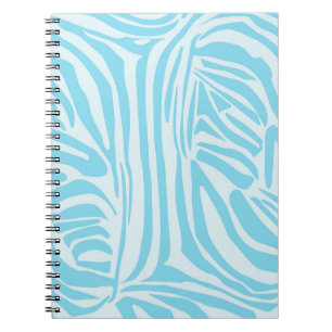 Cuaderno Patrón de cebra azul